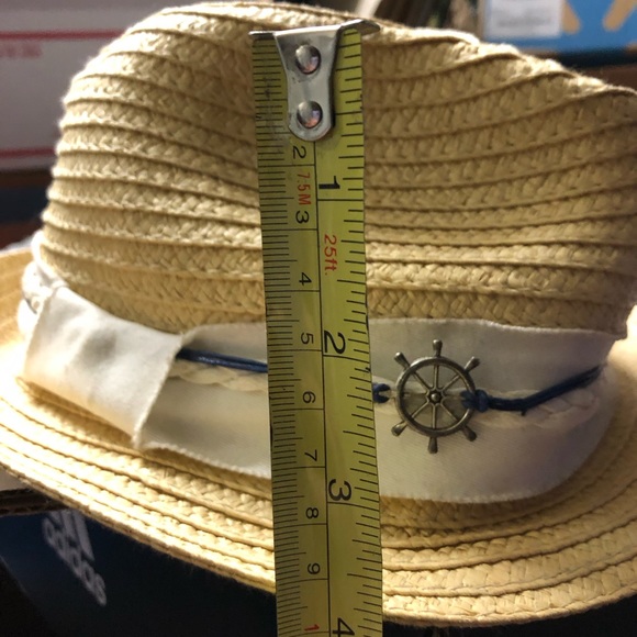 Beautiful tropical boat cap paper fisherman’s hat one size excellent condition - Picture 9 of 13